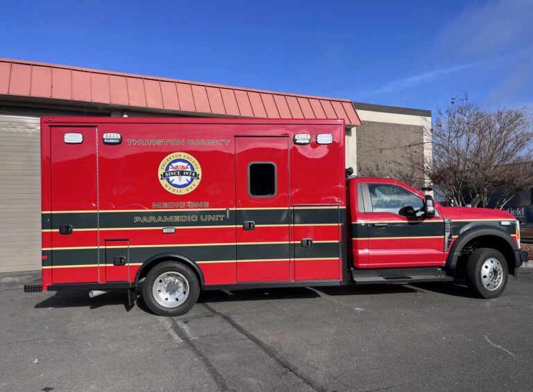 Ambulance Graphics with printed 3m IJ 780 Reflective.
