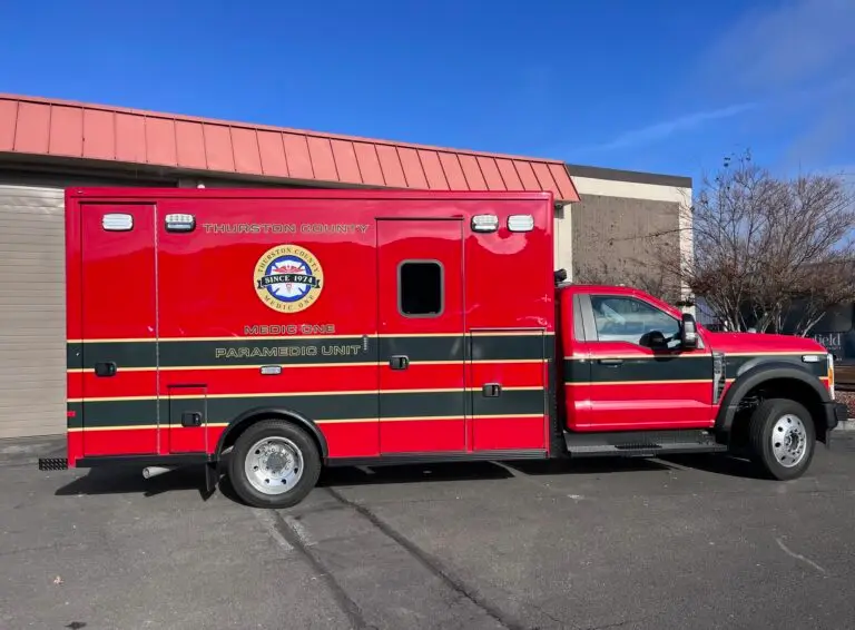 Ambulance Graphics with printed 3m IJ 780 Reflective.