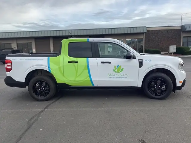 professional-fleet-branding-for-landscapers Landscaping Vehicle Wrap